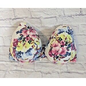 Cacique Full Coverage Underwire‎ padded Floral Bra Size 46F